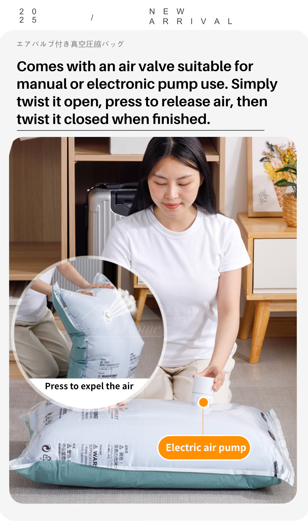 Air Valve Vacuum Compression Bag-6